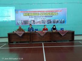 Rembug Stunting Kalurahan Wonosari Tahun 2025: Menuju Generasi Sehat dan Berkualitas